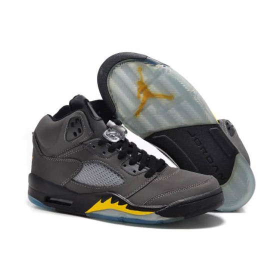 Air Jordan 5 Yellow And Grey Men