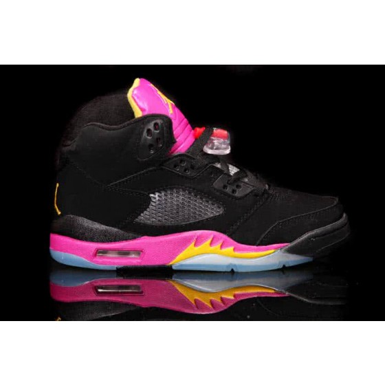 Air Jordan 5 Black And Pink Men