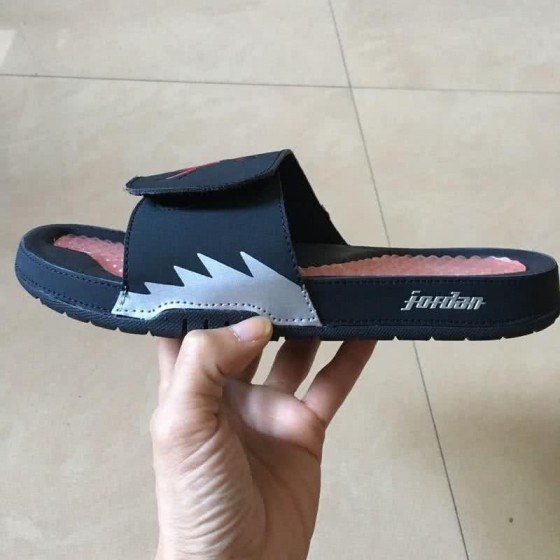 Air Jordan 5 Black And Pink Slipper Men