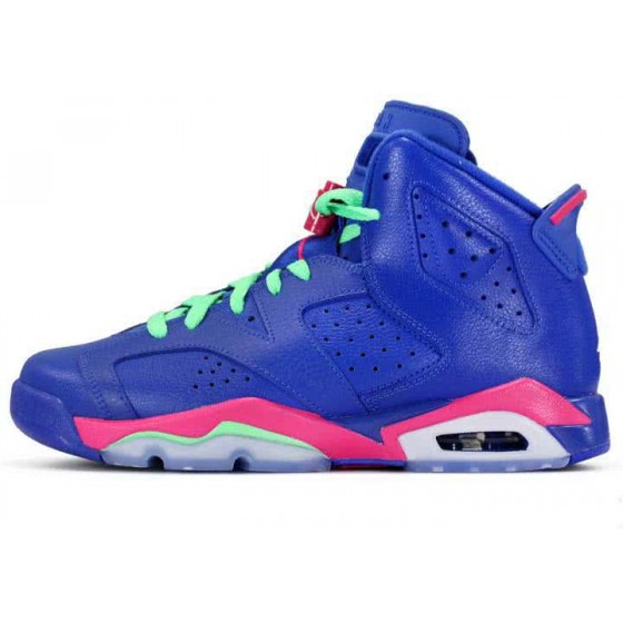 Air Jordan 6 Pink And Blue Men