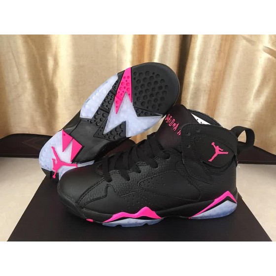 Air Jordan 7 Black And Pink Women