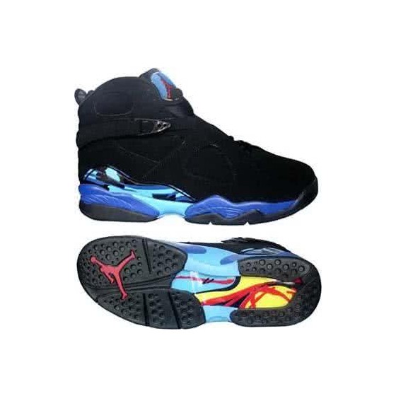 Air Jordan 8 Black And Blue Men