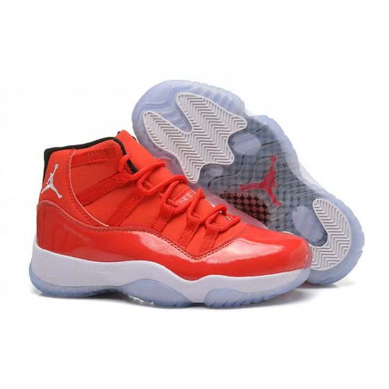 Air Jordan 11 Red Upper And White Sole Women