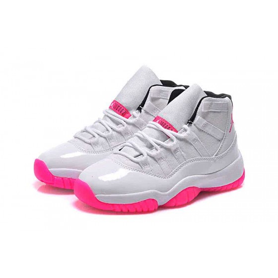 Air Jordan 11 White And Pink Women