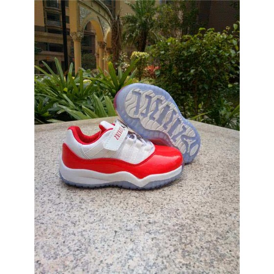 Air Jordan 11 Kids White And Red