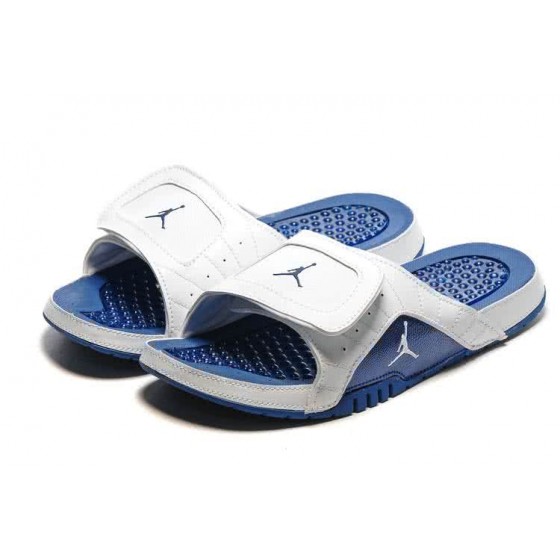 Air Jordan 12 Slippers Men White And Blue