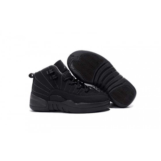 Air Jordan 12 Kids All Black