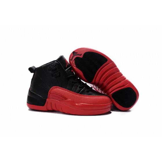 Air Jordan 12 Kids Black And Red