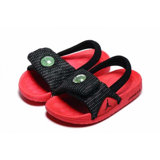Air Jordan 13 Kids Sandals Black And Red