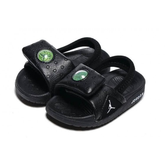 Air Jordan 13 Kids Sandals All Black