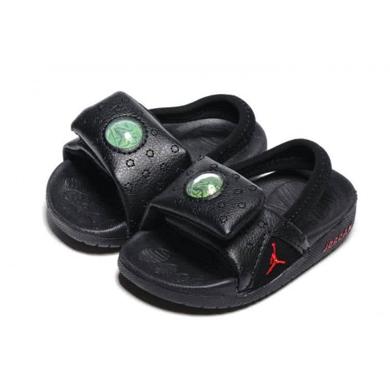 Air Jordan 13 Kids Sandals All Black
