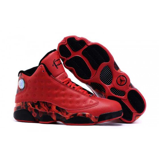 Air Jordan 13 Ray Allen-Heat Red And Black Men