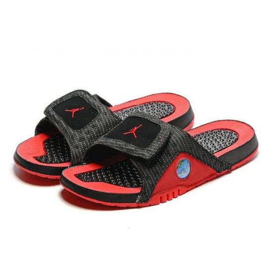 Air Jordan 13 Slippers Red And Black Men