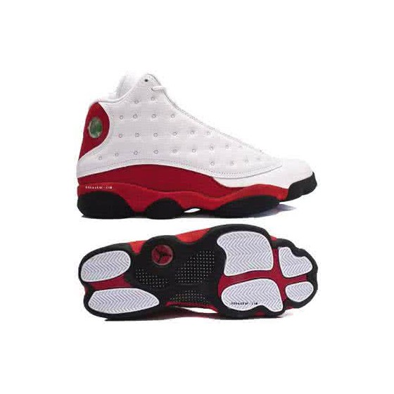 Air Jordan 13 White Black And Red Men