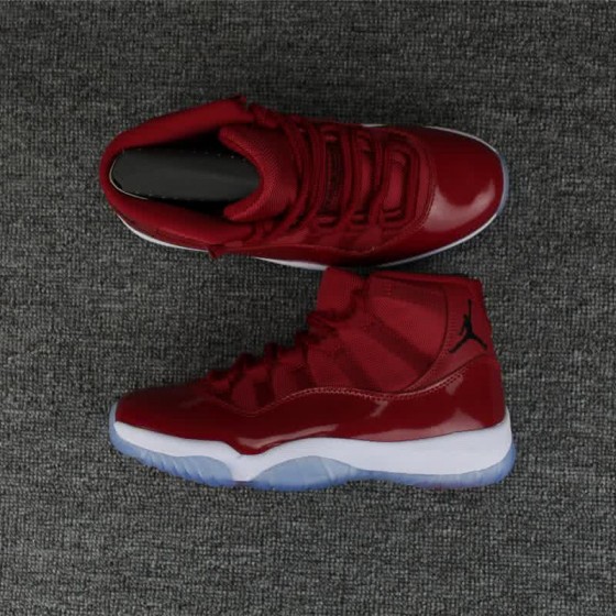 Air Jordan 11 Red Upper And White Sole Men And Women