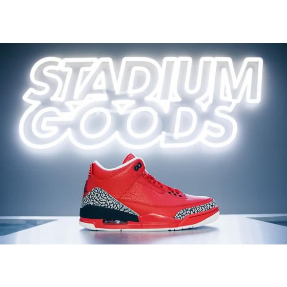 Air Jordan 3 Shoes Red Men