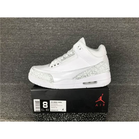 Air Jordan 3 Shoes White Men
