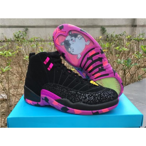 Air Jordan 12 Doernbecher Black And Pink Men