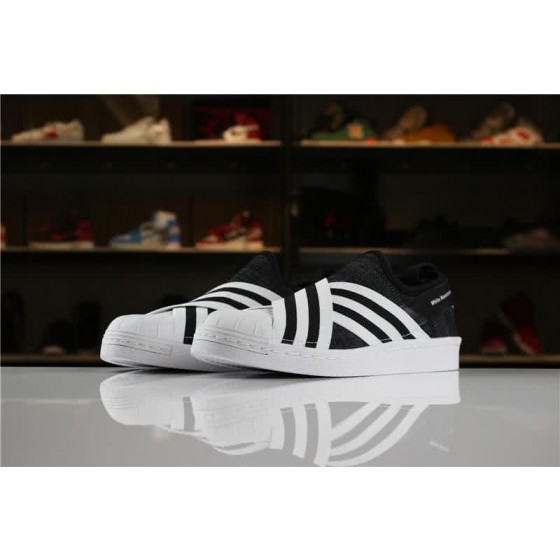 Adidas Superstar Slipon W S Zebra Stripe White Sole Men And Women