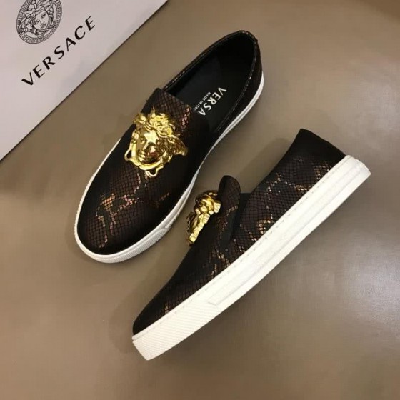 Versace Classic Style Loafers Cowhide And TPU Black Men