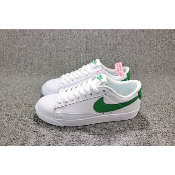 Nike Blazer Low Premium Sneakers White Green Men Women