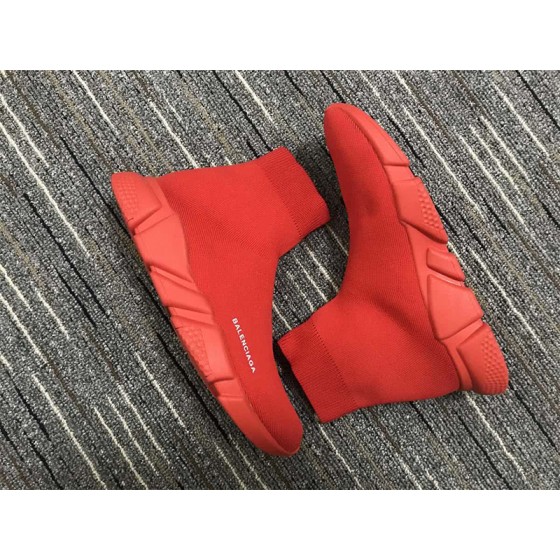 Balenciaga Stretch Mesh High Top sock boots All Red