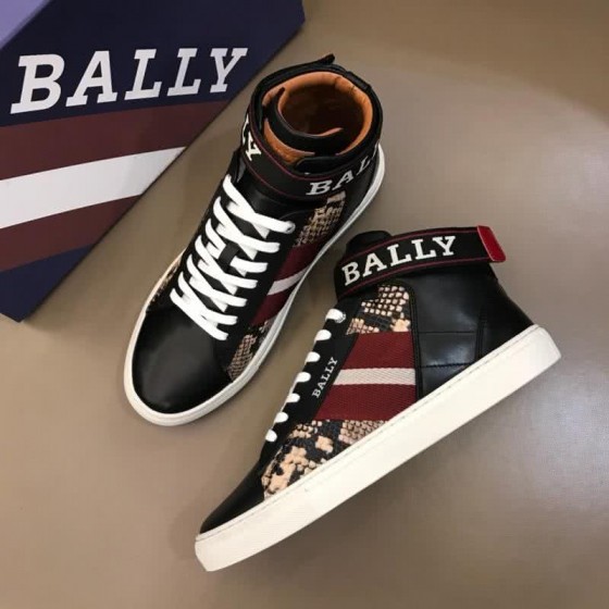 Bally Fashion Leather Shoes Cowhide Black And White Men