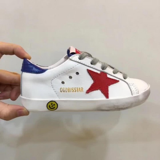 Golden Goose∕GGDB Kids Superstar Sneaker Antique style White and Red star