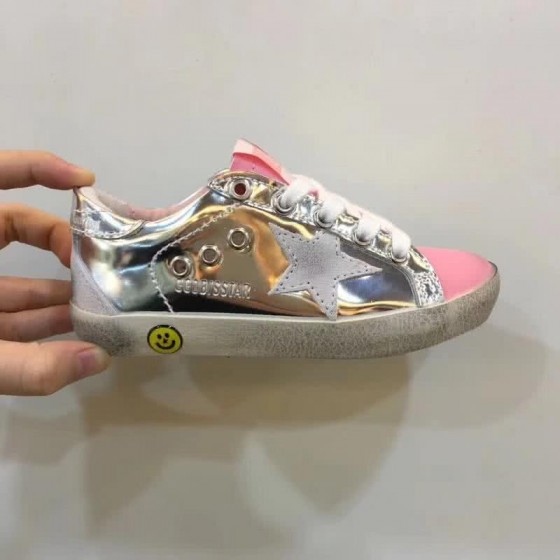 Golden Goose∕GGDB Kids Superstar Sneaker Antique style Silver/Pink/Gold