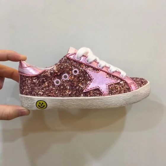 Golden Goose∕GGDB Kids Superstar Sneaker Antique style Pink paillette