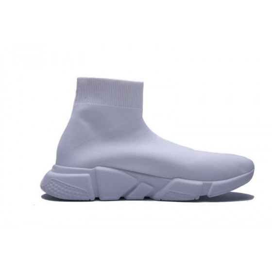 Mens Balenciaga Speed Trainers All White Sneakers Sale