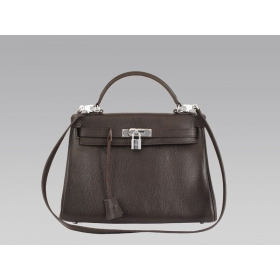 Hermes Kelly 32cm Togo Leather Chocolate