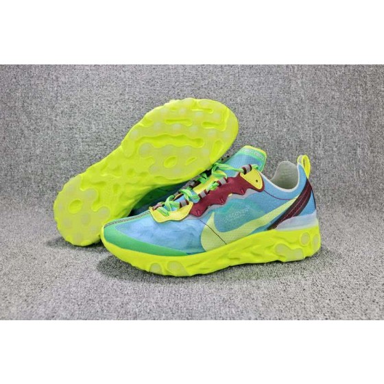 Air Max Undercover x Nike Upcoming React Element 87 Blue Green Shoes Men Women