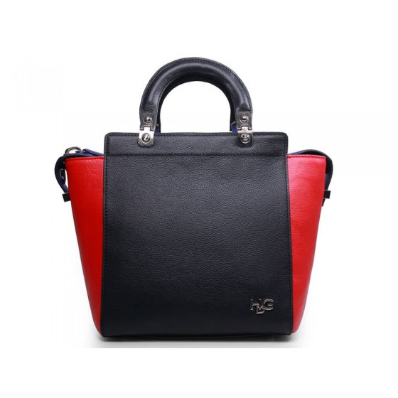 Givenchy Leather Hdg Convertible Tote Black Red