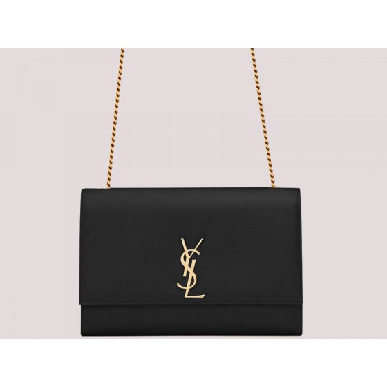 Saint Laurent Ysl Large Kate Chain Bag Black H-yslshsg073330md1