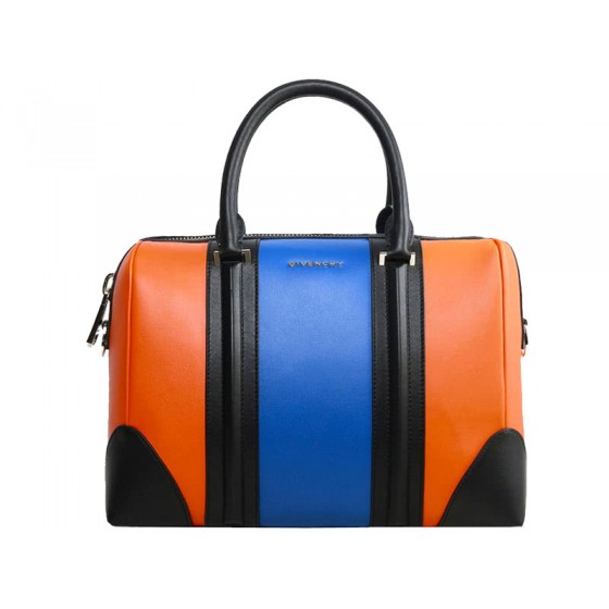 Givenchy Lucrezia Duffel Orange With Blue