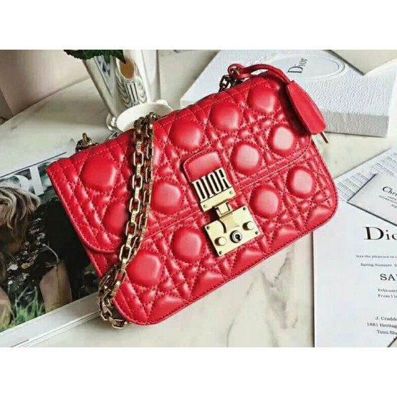 Dior Dioraddict Lambskin Bag Red d58182