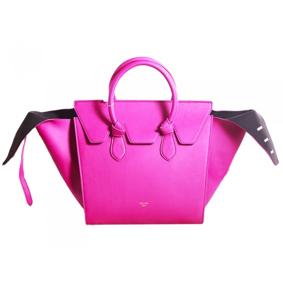 Celine Tie Bag Original Leather Hot Pink
