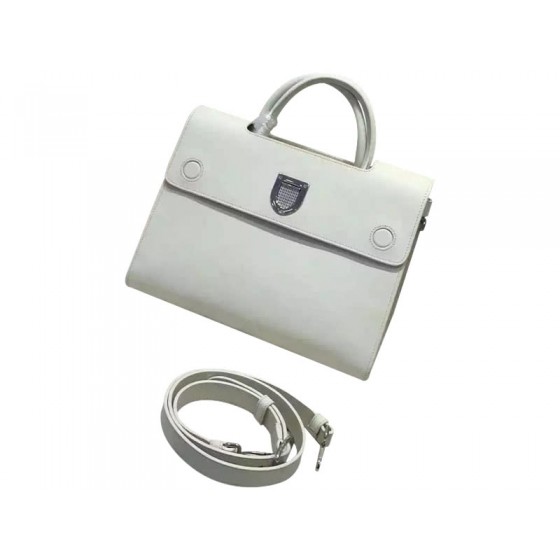 Dior Diorever Bag Noisette Prestige Calfskin White