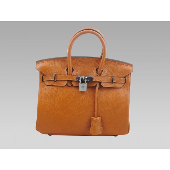 Hermes Birkin 25 Togo Leather Orange