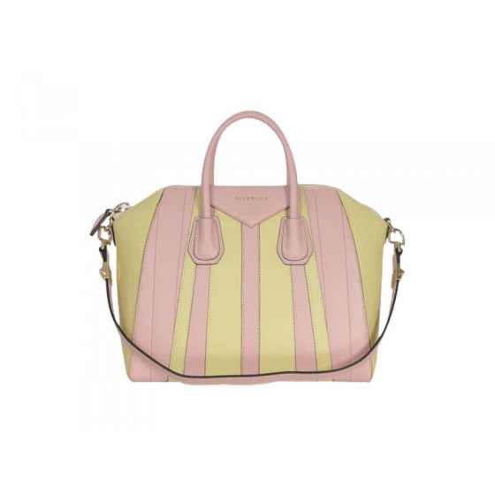 Givenchy Large Antigona Bag Bi-Color Pink Yellow