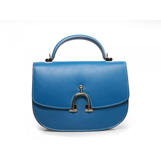 Hermes Stirrup Shoulder Bag Sky-Blue