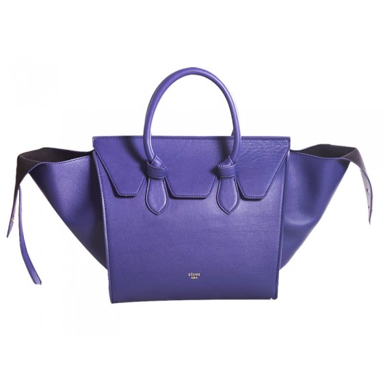 Celine Tie Bag Original Leather Violet