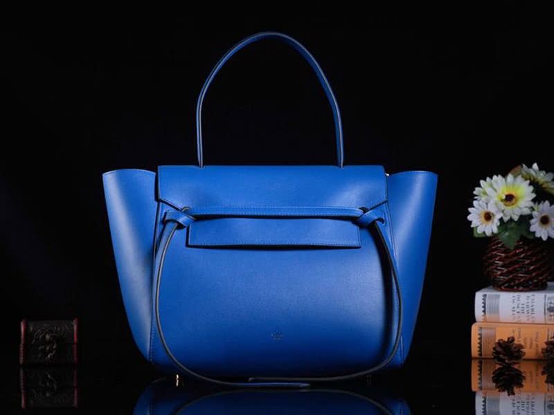 Celine Mini Belt Bag Smooth Calfskin Blue 1