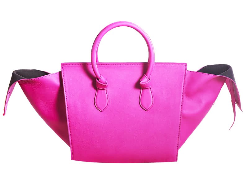 Celine Tie Bag Original Leather Hot Pink 3