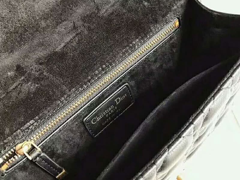 Dior Dioraddict Lambskin Bag Black d5818 9