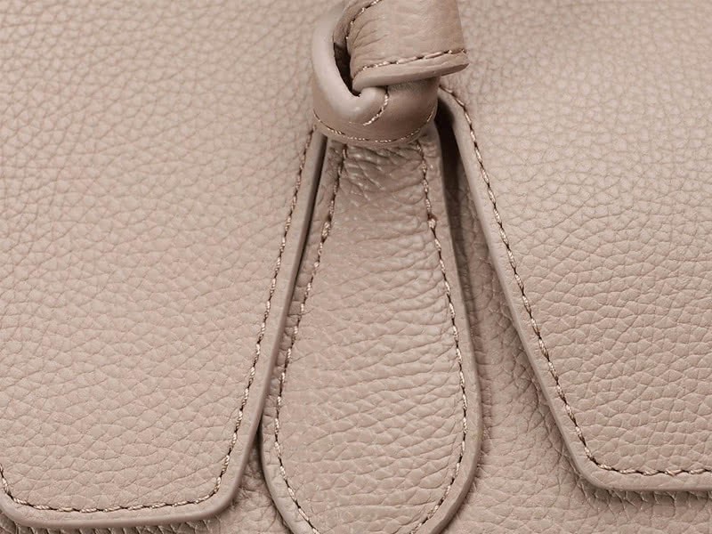 Celine Tie Nano Top Handle Bag Leather Grey 13