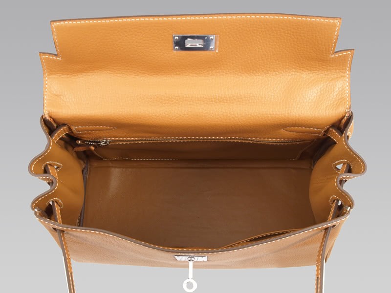 Hermes Kelly 32cm Togo Leather Clemence Gold 11