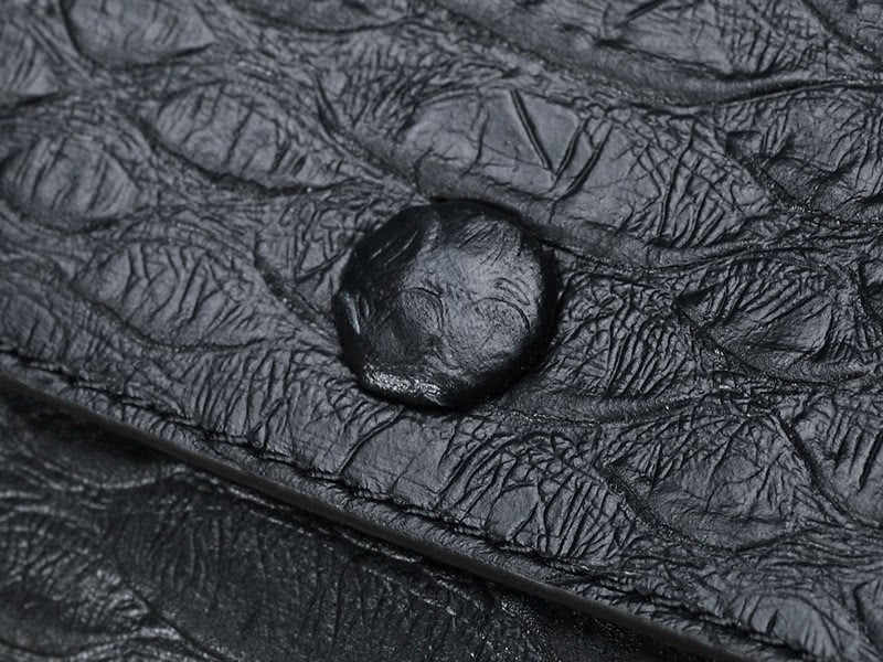 Celine Tie Nano Top Handle Bag Leather Black Python 8