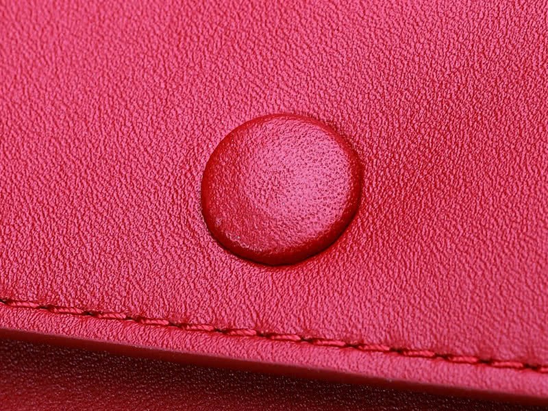 Celine Tie Nano Top Handle Bag Leather Red 14